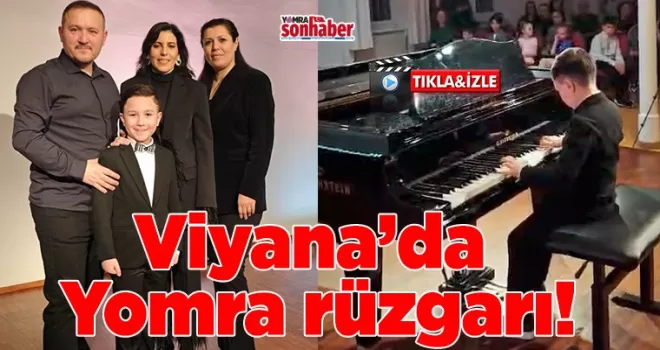 Viyana’da Yomra rüzgarı! Minik piyanist Ali Mert Aslan ayakta alkışlandı