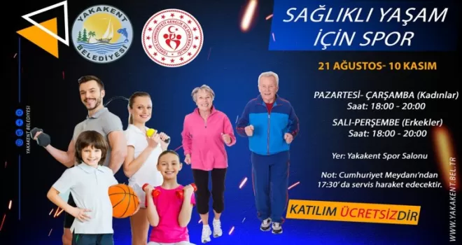 Yakakent’te sağlıklı yaşam için spor etkinliği düzenlendi