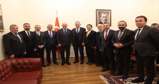 Yakakent'ten İçişleri Bakanı Soylu'ya ziyaret