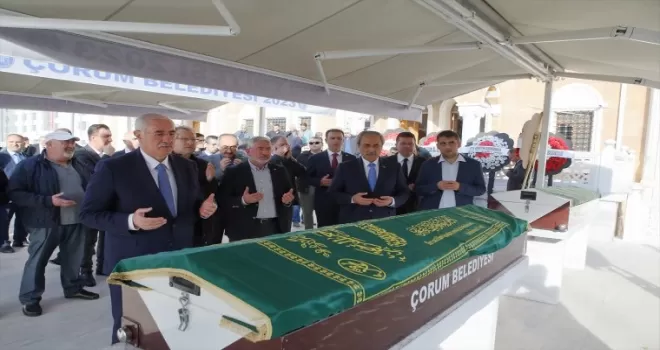 Yargıtay Başkanı Mehmet Akarca, Çorum’da cenaze törenine katıldı