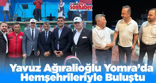 Yavuz Ağıralioğlu Yomra’da Hemşehrileriyle Buluştu
