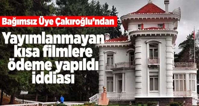 Yayımlanmayan kısa filmlere ödeme yapıldı iddiası