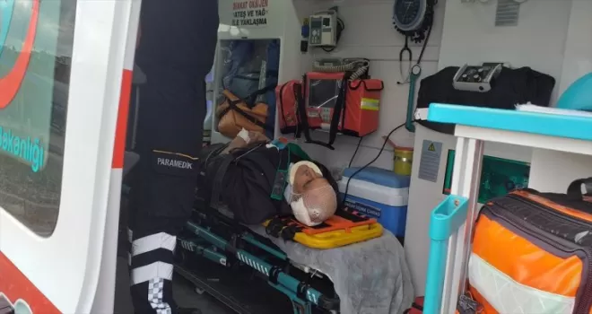 Yeniçağa’da traktörden düşen kişi yaralndı