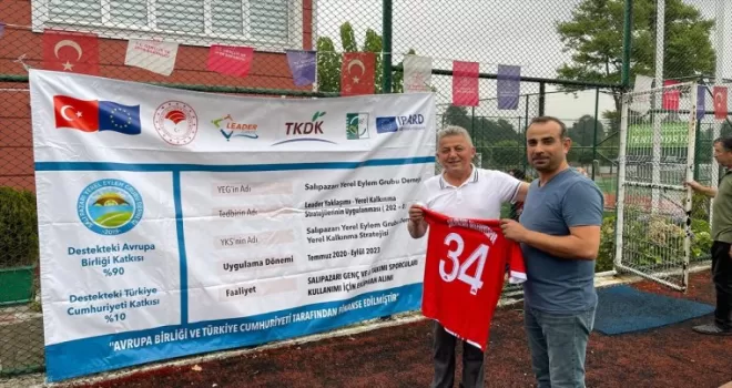 Yerel Eylem Grubu’ndan Salıpazarı Belediyespor’a destek