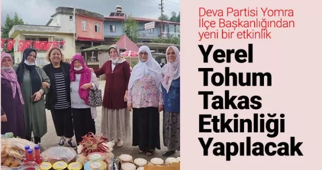 Yerel tohum takas etkinliği