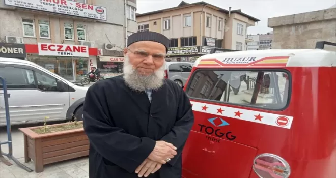 Yerli ve milli otomobile özendi yaptırdığı mini araca “Togg“ yazdırdı