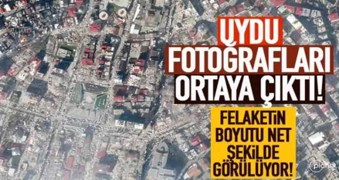 Yıkım uydudan göründü! Şok fotoğraflar