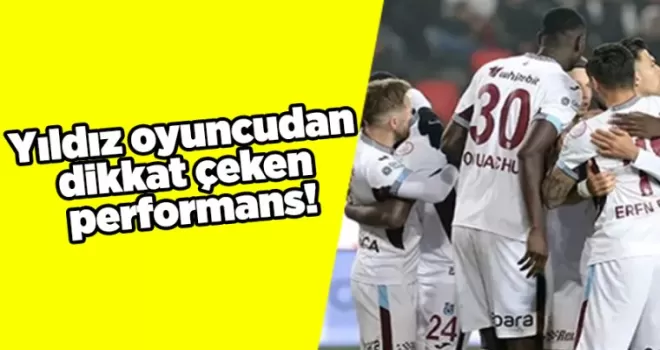 Yıldız oyuncudan dikkat çeken performans!