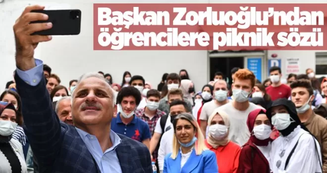 YKS'ye girecek öğrencilere piknik sözü