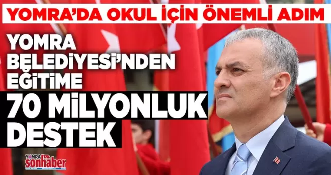 Yomra Belediyesi’nden  Eğitime 70 Milyonluk Destek