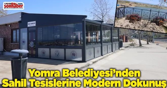 Yomra Belediyesi’nden Sahil Tesislerine Modern Dokunuş