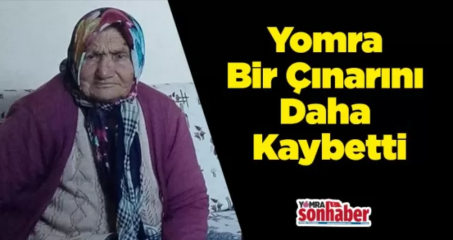 Yomra Bir Çınarını Daha Kaybetti