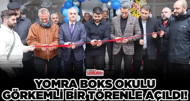 Yomra Boks Okulu Açıldı