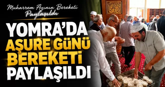 Yomra’da Aşure Günü Bereketi Paylaşıldı