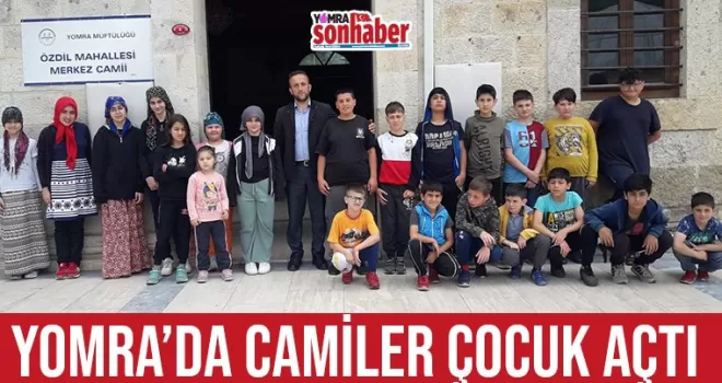 Yomra’da Camiler Çocuk Açtı