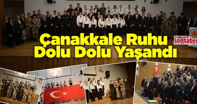 Yomra’da Çanakkale Ruhu  Dolu Dolu Yaşandı