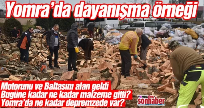Yomra’da dayanışma örneği 