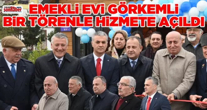 Yomra’da Emekli Evi Görkemli Törenle Açıldı