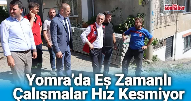 Yomra’da Eş Zamanlı Çalışmalar Hız Kesmiyor