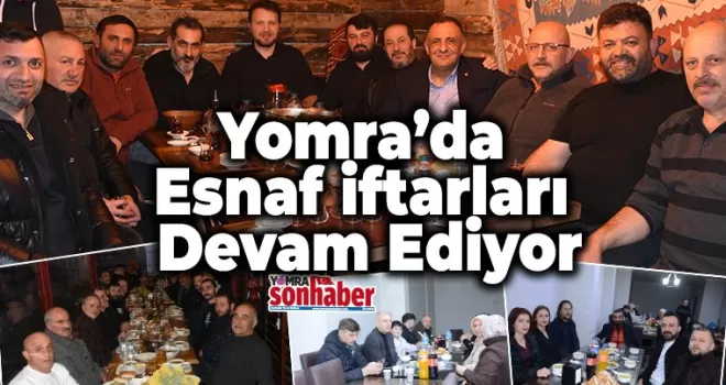 Yomra’da Esnaf İftarları Devam Ediyor