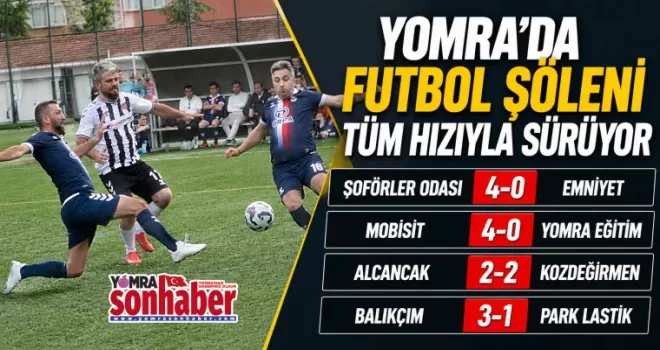 Yomra’da Futbol Şöleni Tüm Hızıyla Sürüyor