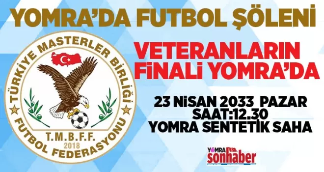 Yomra’da futbol şöleni.. Veteranların finali Yomra’da