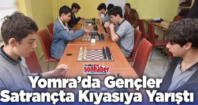 Yomra’da Gençler Satrançta Kıyasıya Yarıştı