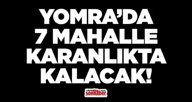 Yomra’da Geniş Kapsamlı Elektrik Kesintisi