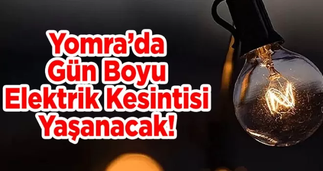 Yomra’da Gün Boyu Elektrik Kesintisi