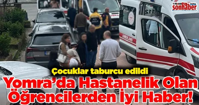 Yomra’da Hastanelik Olan Öğrencilerden İyi Haber