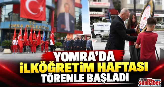 Yomra’da İlköğretim Haftası Törenle Başladı
