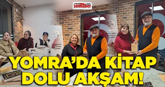 Yomra’da Kitap Dolu Akşam