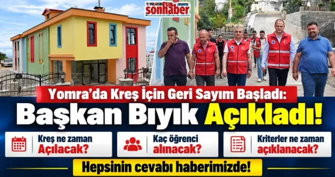 Yomra’da Kreş İçin Geri Sayım Başladı: Eylül Sonunda Açılıyor