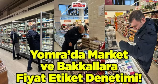Yomra’da Market ve Bakkallara Fiyat Etiket Denetimi