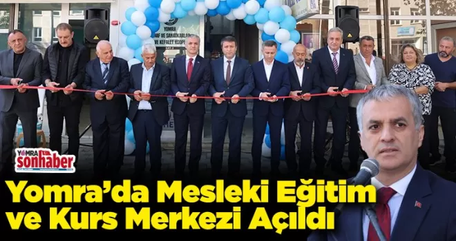 Yomra’da Mesleki Eğitim ve Kurs Merkezi Açıldı