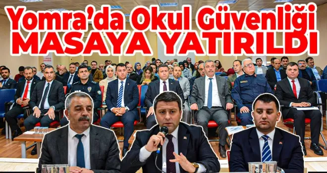 Yomra’da Okul Güvenliği Masaya Yatırıldı