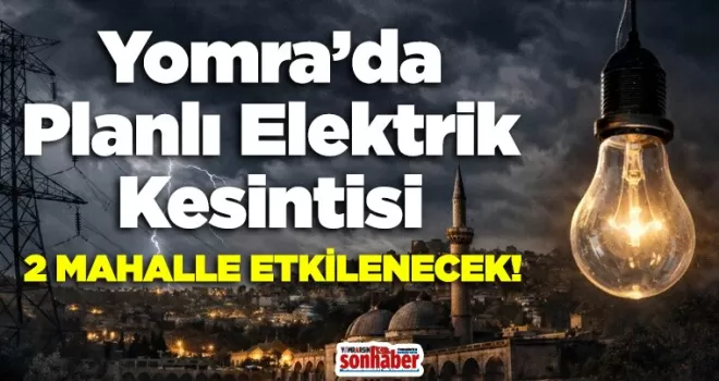 Yomra’da Planlı Elektrik Kesintisi