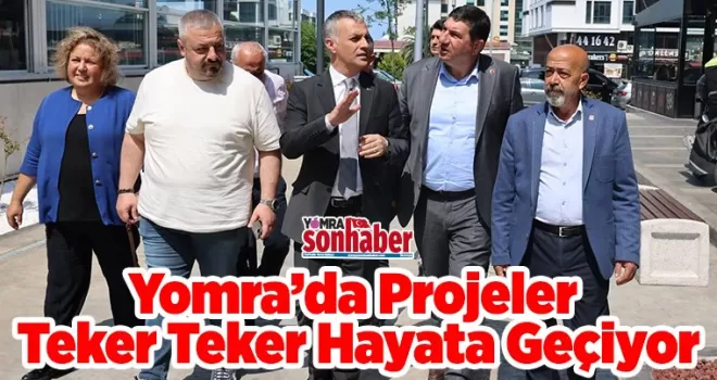 Yomra’da Projeler Teker Teker Hayata Geçiyor