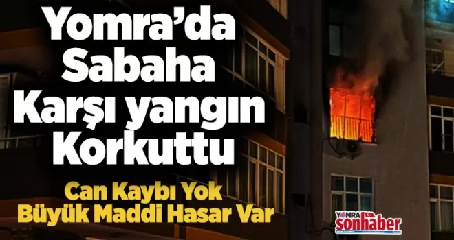 Yomra’da Sabaha Karşı Yangın Korkuttu