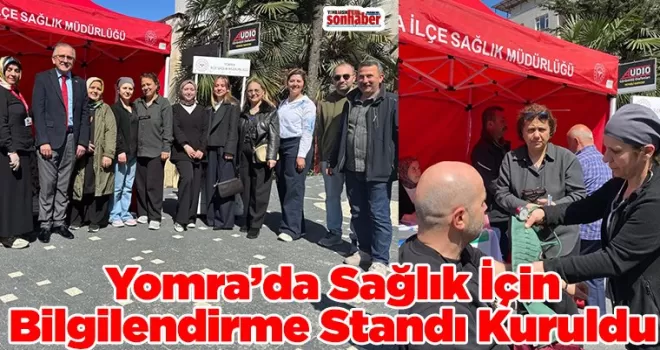 Yomra’da Sağlık İçin Bilgilendirme Standı Kuruldu