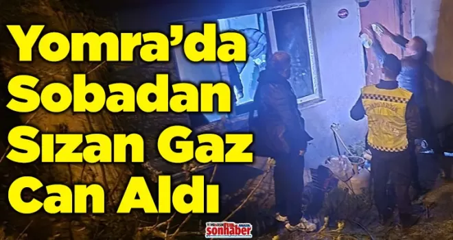 Yomra’da Sobadan Sızan Gaz Can Aldı