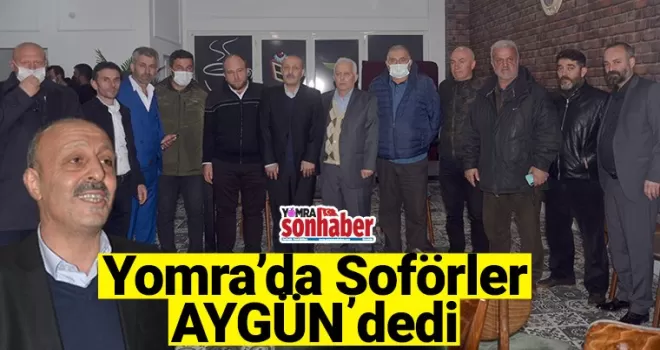Yomra’da Şoförler 'Aygün' dedi