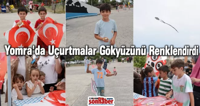 Yomra’da Uçurtmalar Gökyüzünü Renklendirdi