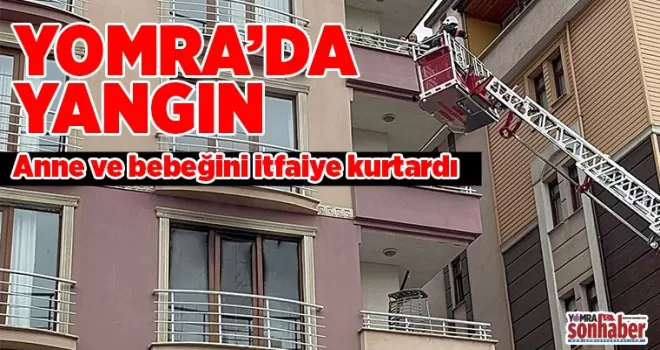 Yomra’da yangın