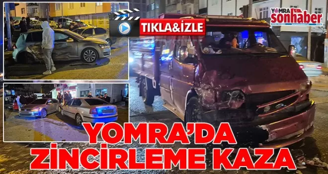 Yomra’da Zincirleme Trafik Kazası 