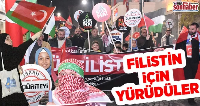  Yomra’dan Filistin’e destek