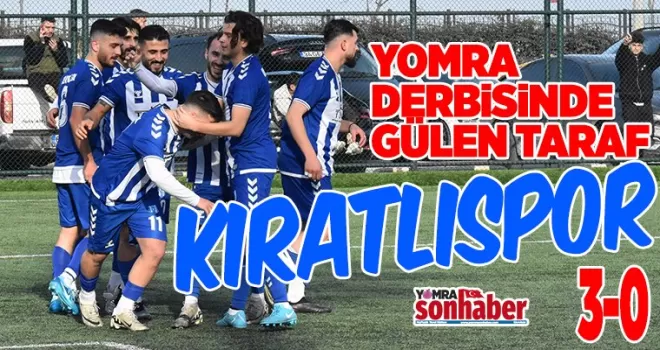 Yomra Derbisinin galibi KIRATLISPOR
