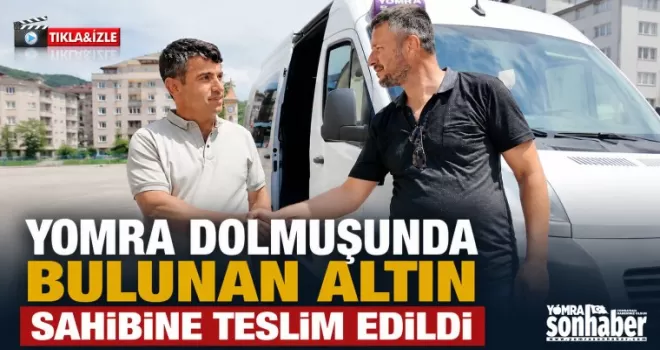 Yomra Dolmuşunda Bulunan Altın Sahibine Teslim Edildi