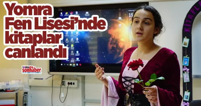 Yomra Fen'de kitaplar canlandı