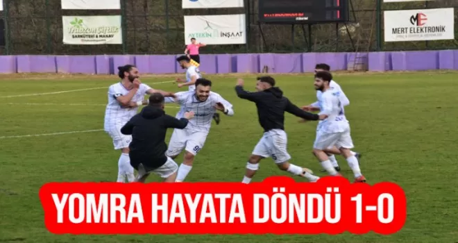 Yomra hayata döndü: 1-0